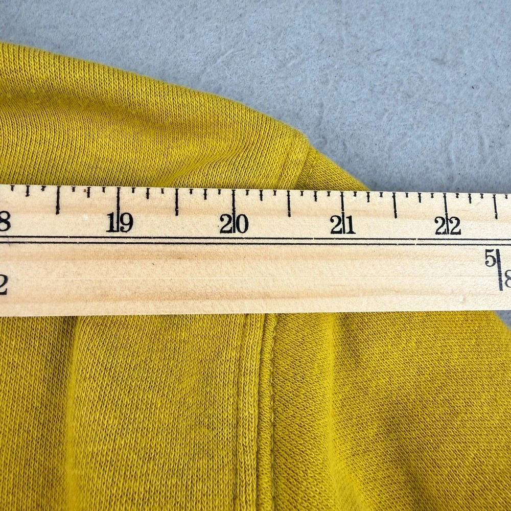 The North Face Mens Mustard Yellow Box‎ Logo Pullover Hoodie XL A7UNS F22